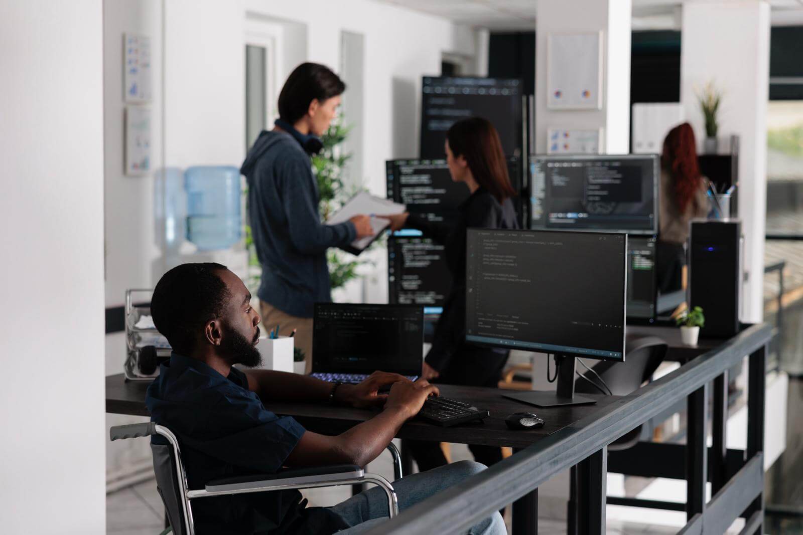 cybersecurity solution illustration